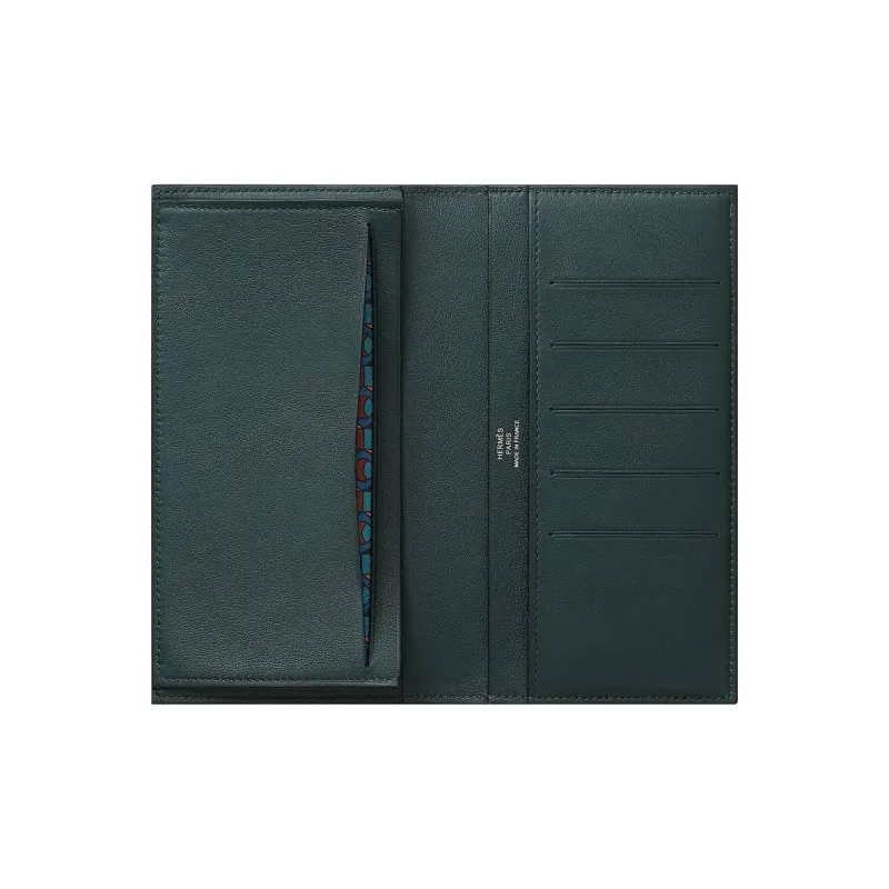 HERMES Swift Calfskin Wallet Men's Jasper-1