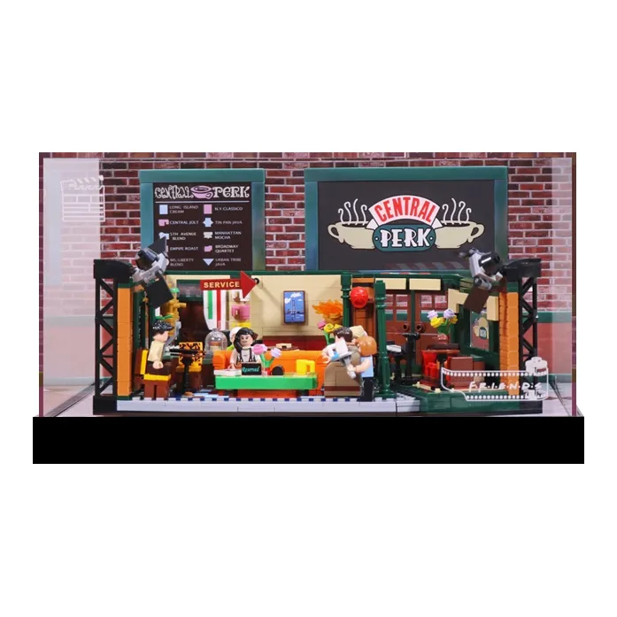 LIGHT YOUR BRICKS 10292/21319 Friends Apartment Display Case By LEGO Model Accessories-4