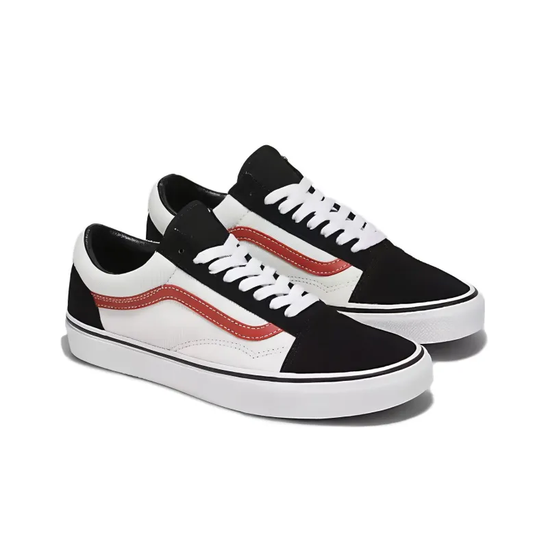 Vans Old Skool Mini Cord 'White Black Red'-2
