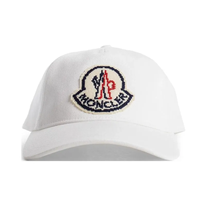 Moncler Logo appliqué Cotton Cap-0