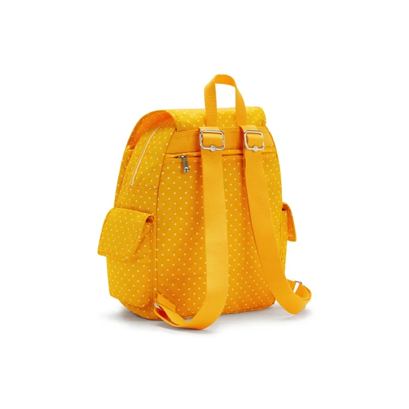 Kipling Polyamide Backpack Medium Size Unisex Yellow-2