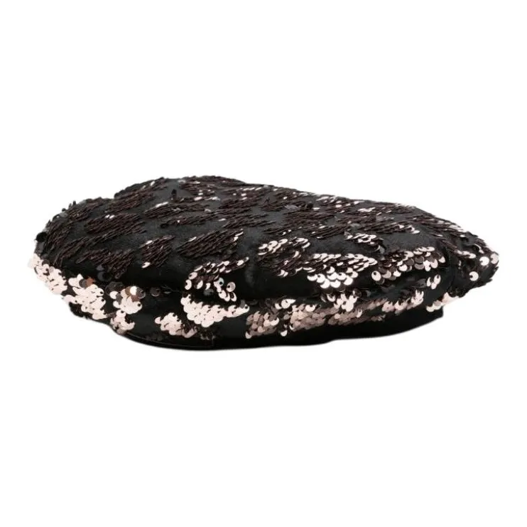 BALMAIN Sequinned Velvet Beret-0
