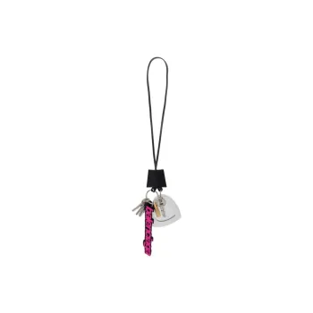 Balenciaga Brass, Sheepskin, Metal, Calfskin Keychains Women's Multicolor