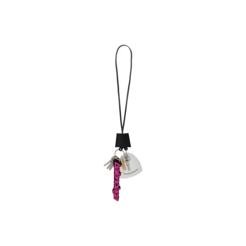 Balenciaga Brass, Sheepskin, Metal, Calfskin Keychains Women's Multicolor