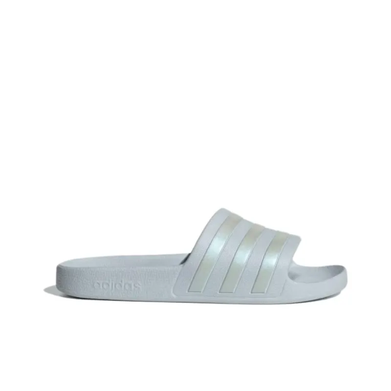 Adidas Adilette Slip Resistant Abrasion Resistant Slide Slippers Women's Blue-1