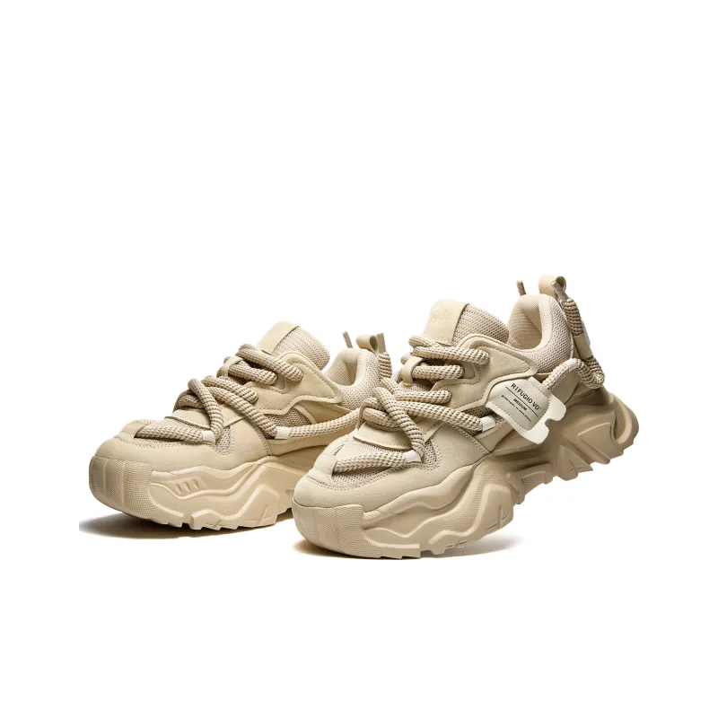 RIFUGIO VO' Shock Absorbers With Slip Resistant And Abrasion Resistant Properties Low Top Chunky Sneakers Unisex-32