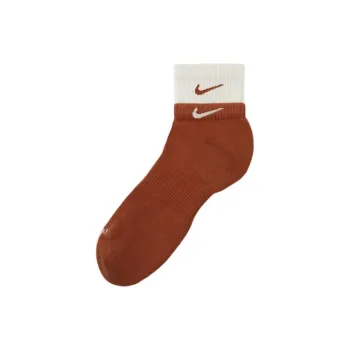 Nike Ankle Socks Unisex 1 Pack Dark Reddish brown / Dark Reddish brown / Sail White