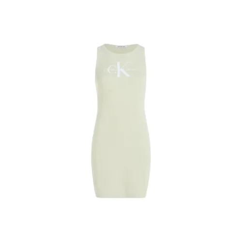 Calvin Klein Sleeveless Dresses Women's Haze Green