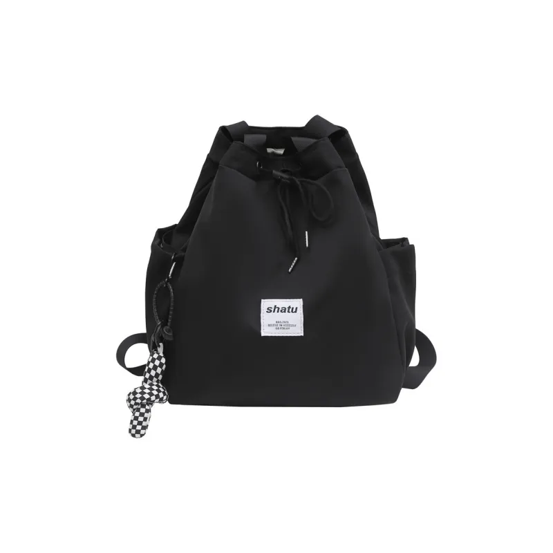 Barang Bear Nylon Portable One Shoulder Backpack Regular Unisex Multicolor-7