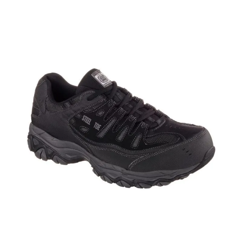 Skechers Relaxed Fit Cushioning, Slip Resistant, And Abrasion Resistant Low Top Hiking Shoes Men's Black-2