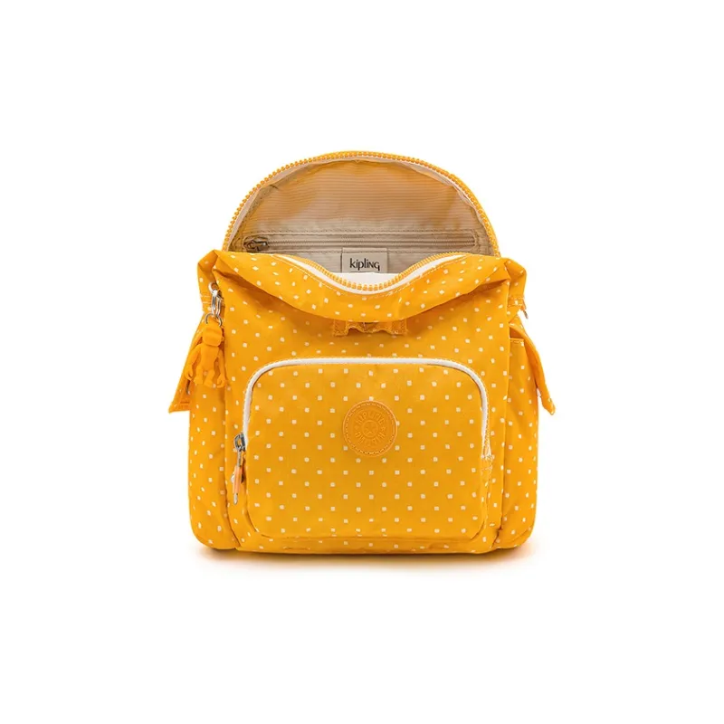 Kipling Polyamide Backpack Regular Unisex Yellow-3