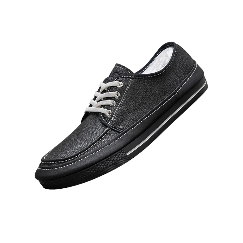 OCEANIA ROO Australasian Kangaroo Non slip Lightweight Low Top Skateboard Shoes Men's Black-3
