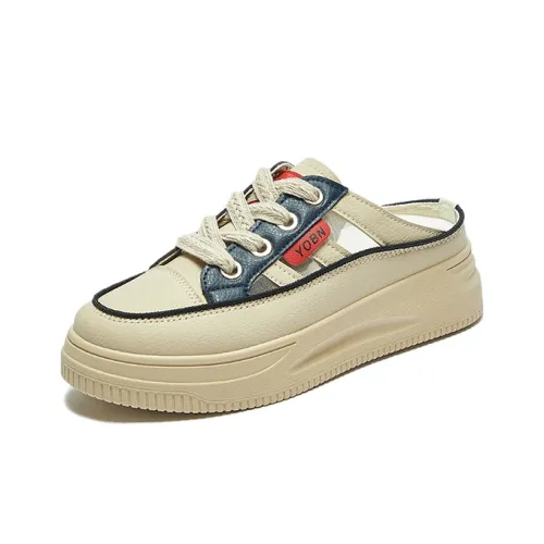 LISATANG Cut-Out Odor-Resistant Wrap-toe Slippers Women's