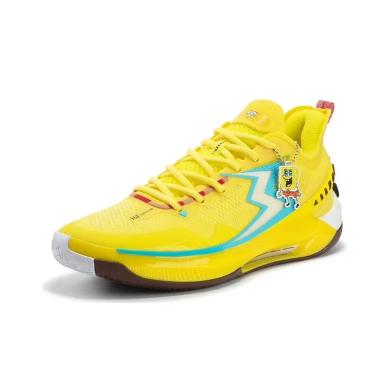 361° BIG3 5.0 Quick PRO Basketball Shoes Men Low Top Sour Yellow/361 Degrees White-1