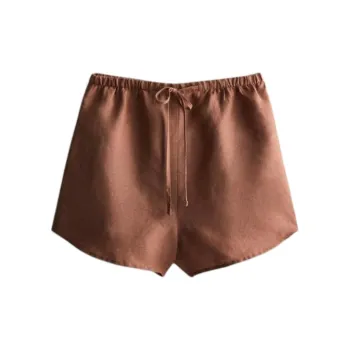 ZARA Pajama Pants Women's Ochre Red