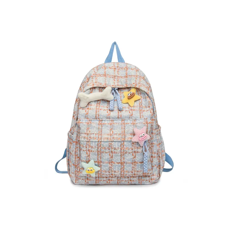 MOK Strips Backpack Regular Unisex Green/Blue/Pink-4