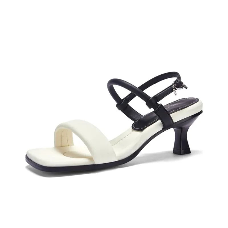 DAPHNE One Strap Sandals 6.5cm Women's Ecru-1