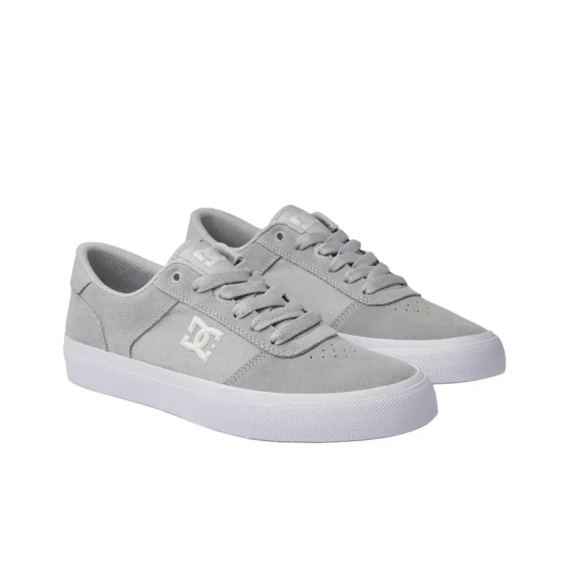 DC Shoes Teknic Low-Top Skateboard Shoes Men's Gray-2