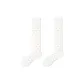White Polka Dot Calf Socks