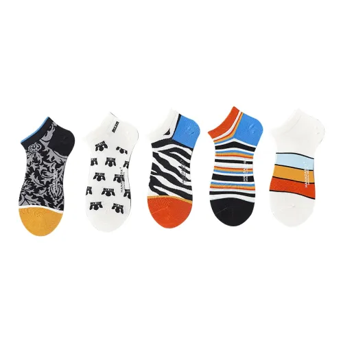 HANADASOX Ankle Socks Men's 5 Pack Mixed Color