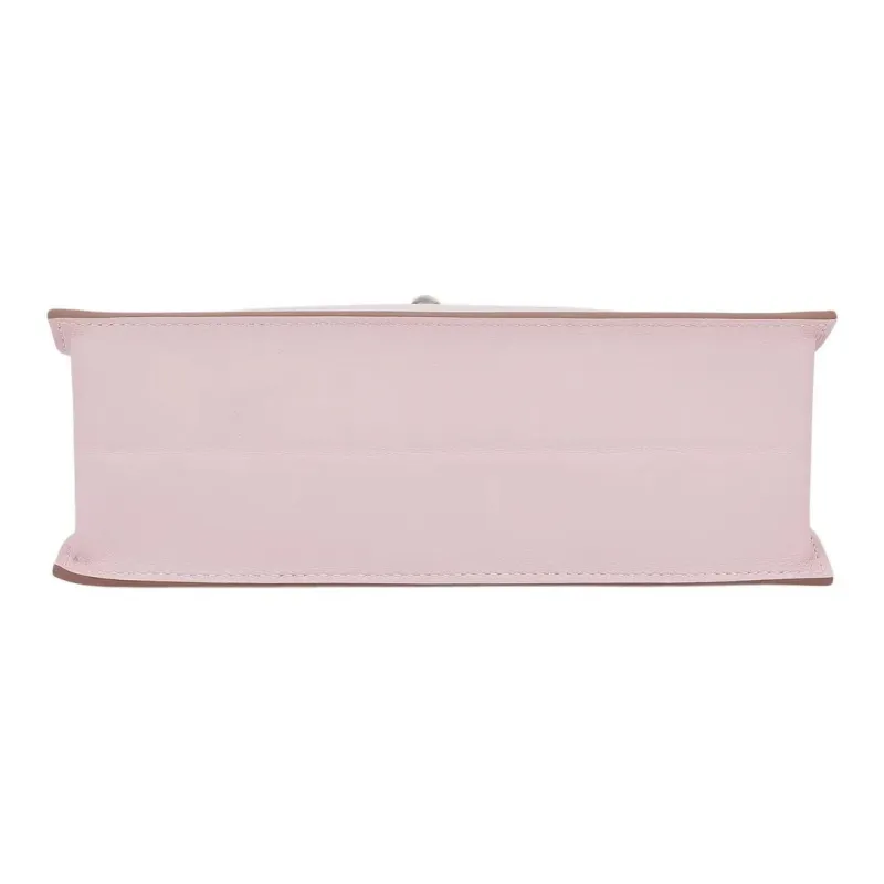 HERMES Kelly Danse Swift Calfskin One Shoulder Crossbody Clutches Women's 09 Mauve Pale Dream Pink-5