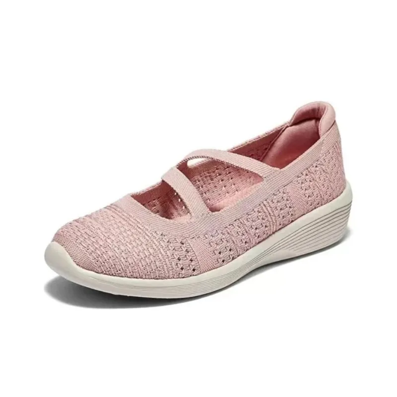Skechers Modern Comfort Slip Resistant And Breathable Low Top Casual Shoes Women's Rose Red-2