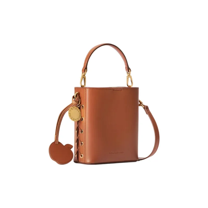 Stella McCartney Frayme Logo-Charm Bucket Bag-1