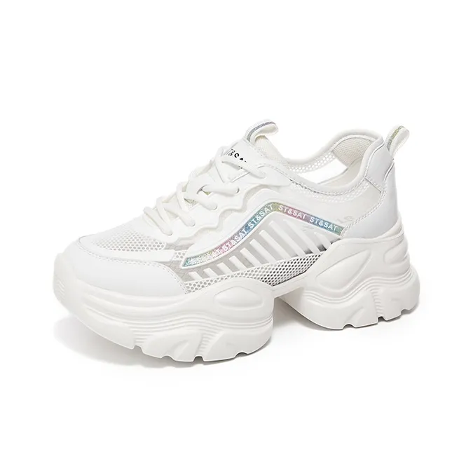 ST&SAT Wear-Resistant Slip-Resistant Low-Top Chunky Sneakers Women's-1
