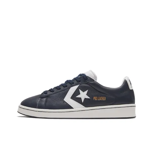 Converse Cons Pro Leather Skateboard Shoes Unisex Low-Top Obsidian Blue