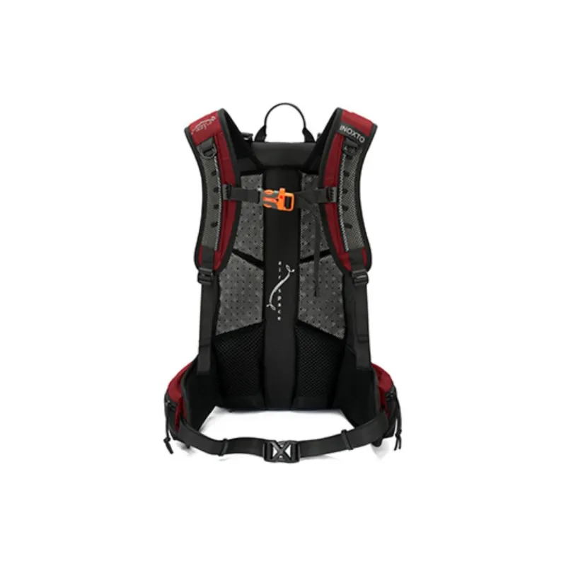 INOXTO Nylon 420D Outdoor Mountaineering Bag Backpack Unisex Red/Yellow/Blue/Black/Gray/Coffee-2