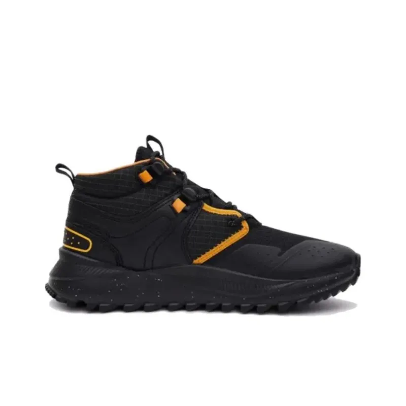 PUMA Pacer Future Shock Absorbers With Slip Resistant Features Mid Top Casual Shoes Men's Black-1