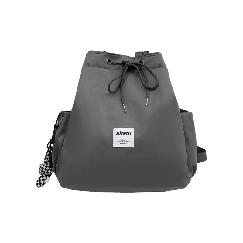 Barang Bear Nylon Portable One Shoulder Backpack Regular Unisex Multicolor-10
