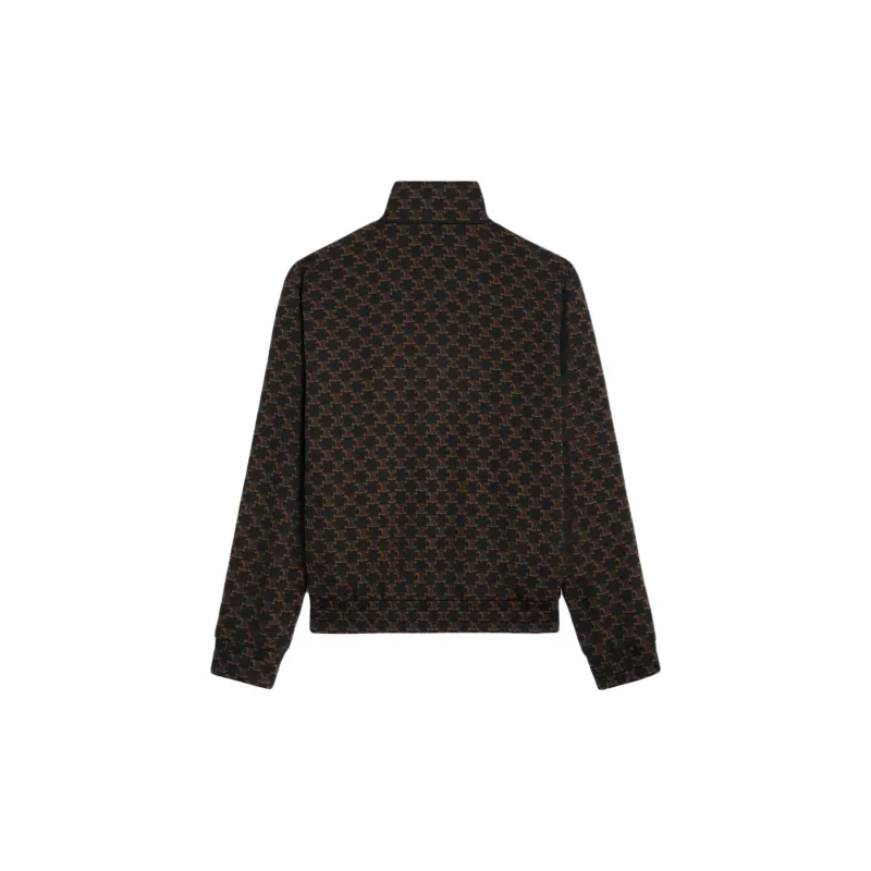 CELINE Tracksuit Jacket In Monogram Jersey-1