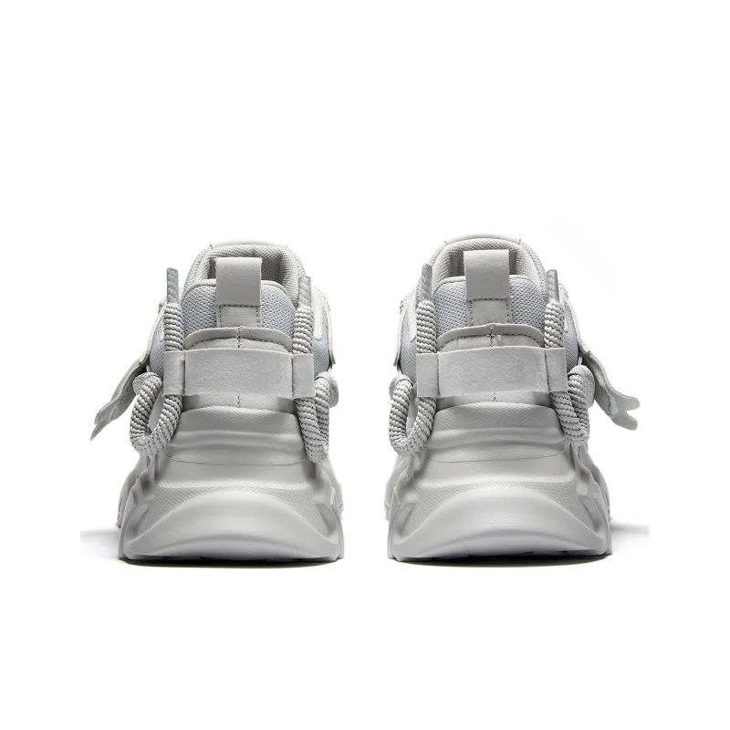RIFUGIO VO' Shock Absorbers With Slip Resistant And Abrasion Resistant Properties Low Top Chunky Sneakers Unisex-10
