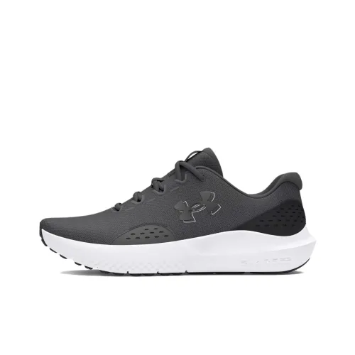 Under Armour Slip Resistant Low Top Running Shoes Men's Dark Gray