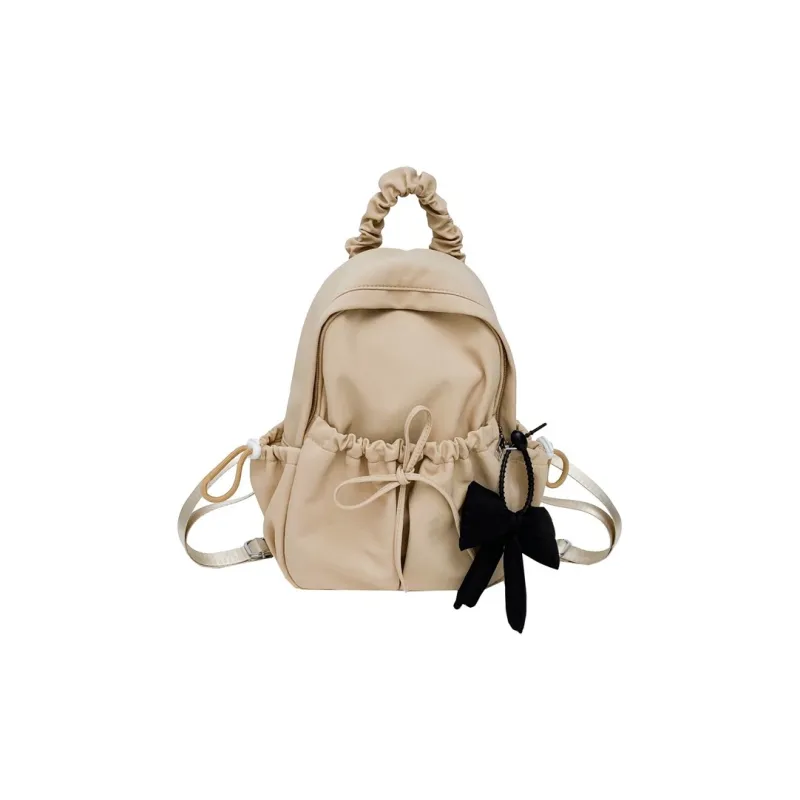 KAKAXI Nylon Backpack Women's Black/Khaki/Pink/Blue-3