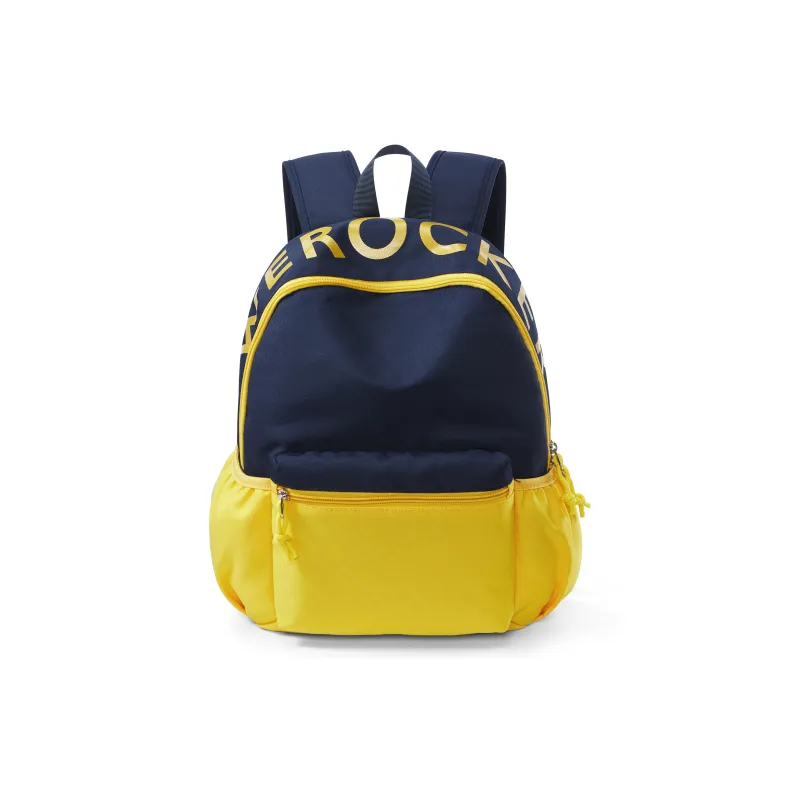 Werocker Fabric Backpack Unisex Yellow Blue/Blue Green/Classic Black-5