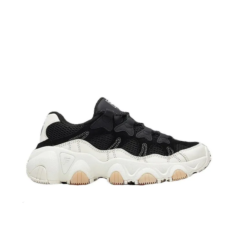 FILA FUSION Jagger Cushioned Slip Resistant Low Top Casual Shoes Women's Black-1