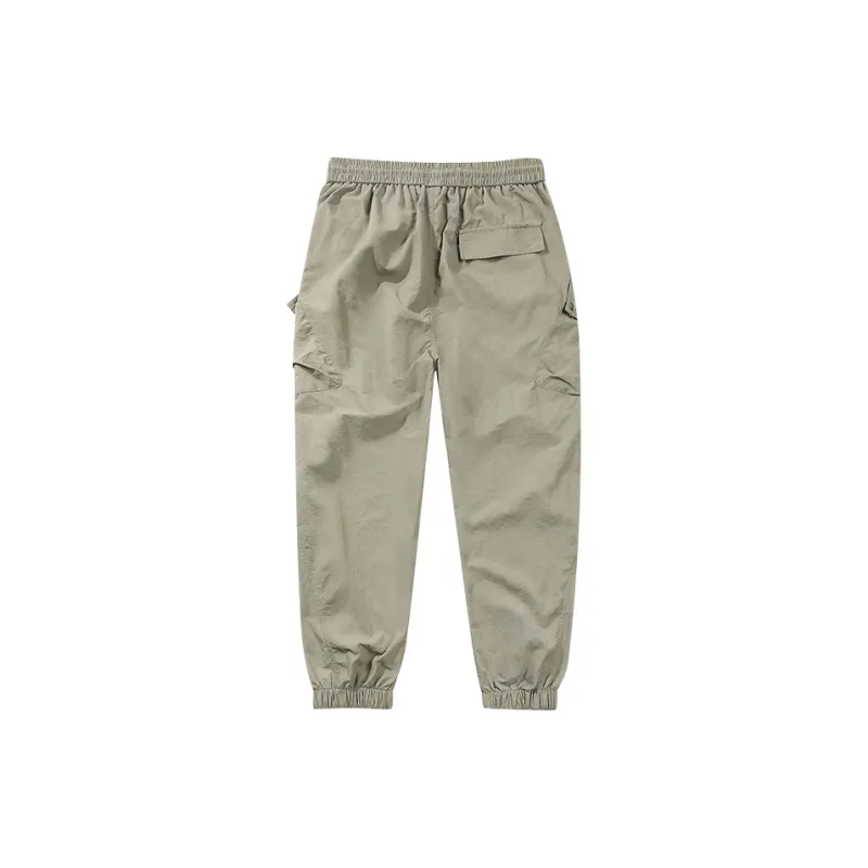 Jeep Individual Lace Up Straight Fit Casual Pants Unisex-1