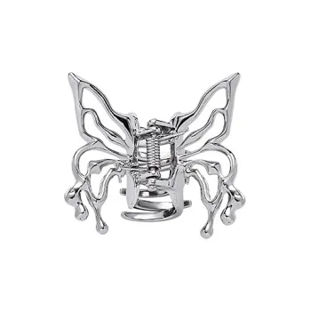 MAGICPOLE Alloy Hair Clips Women's Silver/Pink