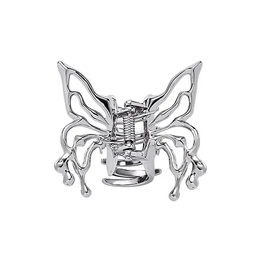 MAGICPOLE Alloy Hair Clips Women's Silver/Pink-0
