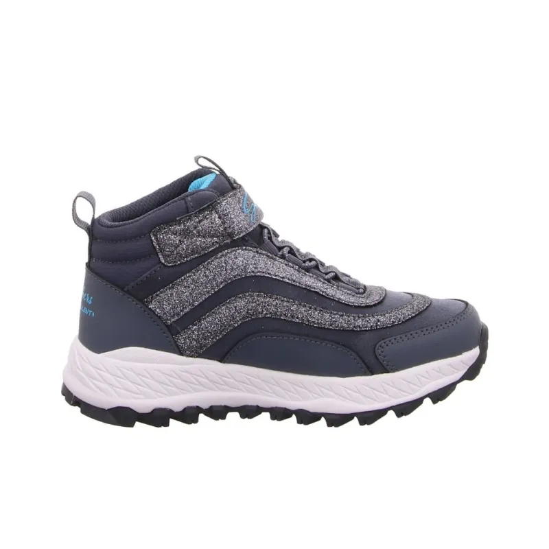Skechers Adventure Blauw-Grijs Anti-Slip Wear-Resistant Mid-Top Casual Shoes Unisex Blue-1