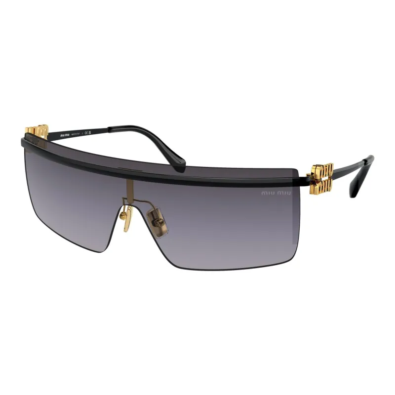 MIU MIU Acetate Square Sunglasses Women's Black-0