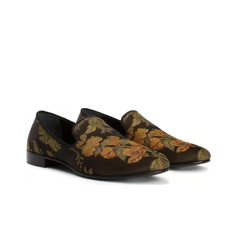 Giuseppe Zanotti Floral embroidered Slip on Loafers-2