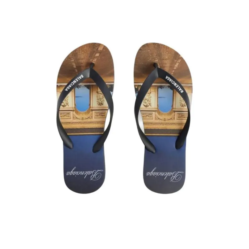 Balenciaga Flip Flops Men's Black-2