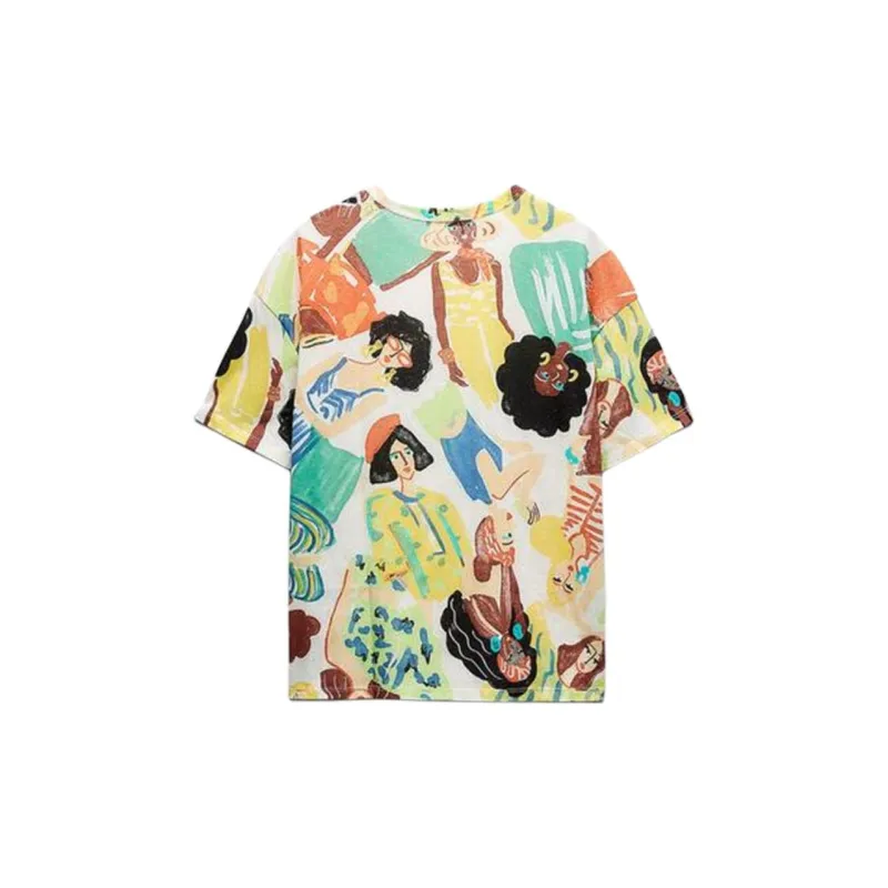 ZARA T-Shirt Women's Character Print-1