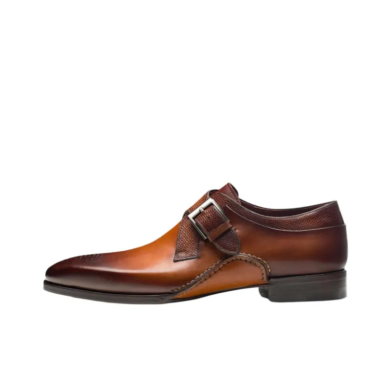 Magnanni Marcelino Dress Shoes Men's Brown-0