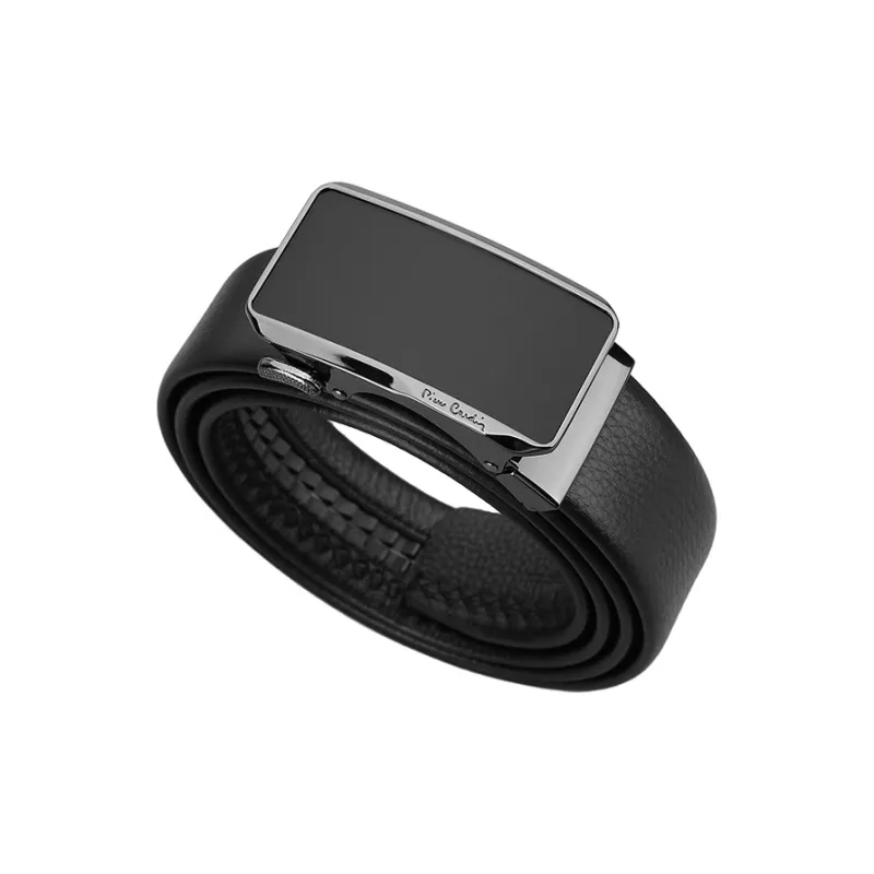 PIERRE CARDIN Genuine Cow Leather Automatic Buckle Father, Dad, And Father in Law Box Men's Width 3.5CM-35