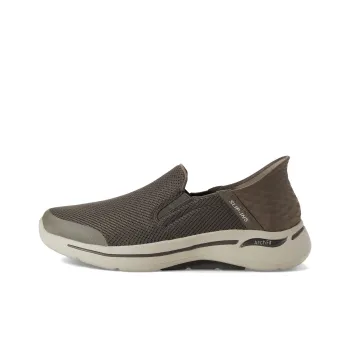 Skechers Go Walk Arch Fit Cushioning Low Top Casual Shoes Men's Brown