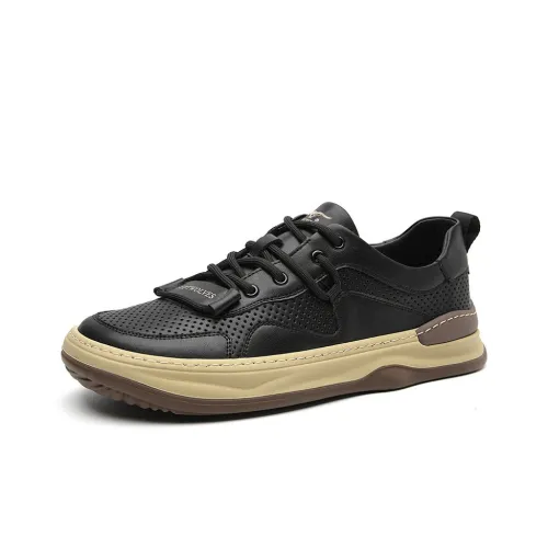 SEPTWOLVES Skateboard Shoes Men Low-Top